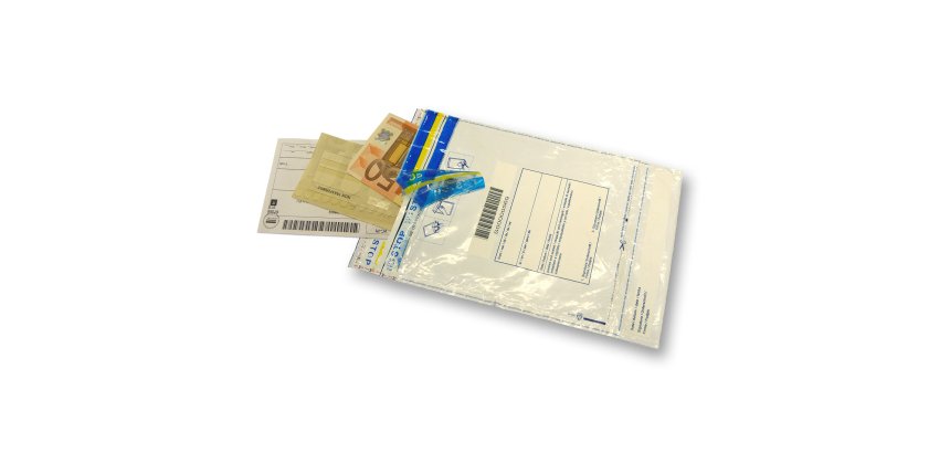 Busta di sicurezza - 22,5 x 32,5 cm - 70 micron - LDPE - Viva - conf. 25 pezzi