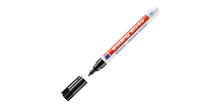 Marcatore permanente per tessuti 8040 - punta 1,0mm - nero - Edding