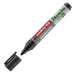 Marcatore per lavagne bianche 28 EcoLine - punta conica - da 1,5 a 3 mm - nero - Edding