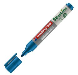 Marcatore per lavagne bianche 28 EcoLine - punta conica - da 1,5 a 3 mm - blu - Edding