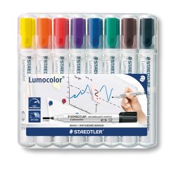 Marcatore cancellabile Lumocolor whiteboard 351 - tratto 2,0 mm - Staedtler - astuccio 8 pezzi