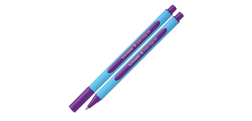 Penna a sfera Slider Edge - tratto XB - viola - Schneider