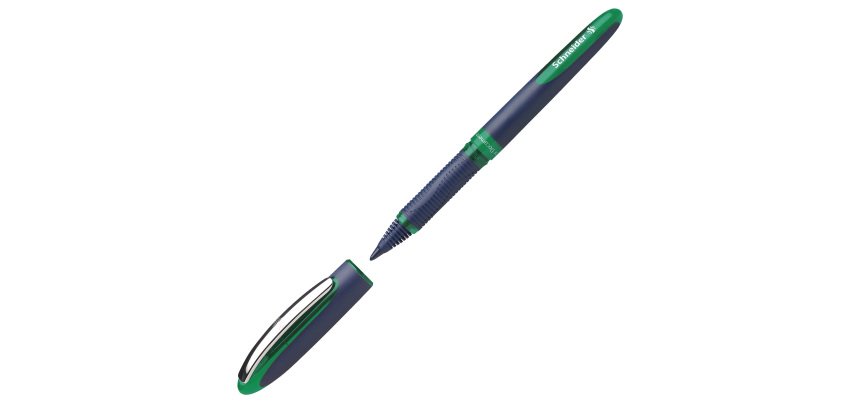 Roller One Business con cappuccio  - tratto ultra smooth 0,6mm - verde - Schneider