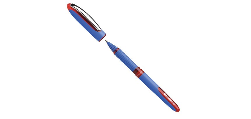 Roller One Hybrid C con cappuccio - tratto 0,3mm - rosso - Schneider
