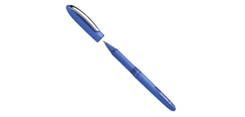 Roller One Hybrid C con cappuccio  - tratto 0,3mm - blu - Schneider