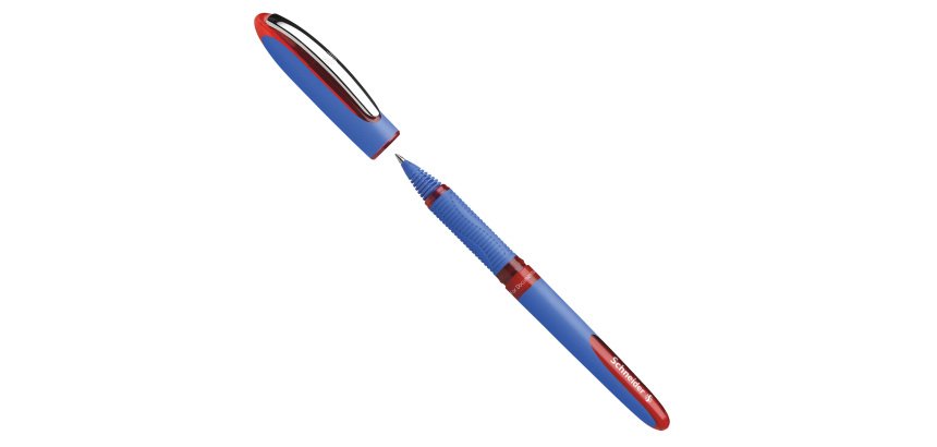Roller One Hybrid C con cappuccio - tratto 0,5mm - rosso - Schneider