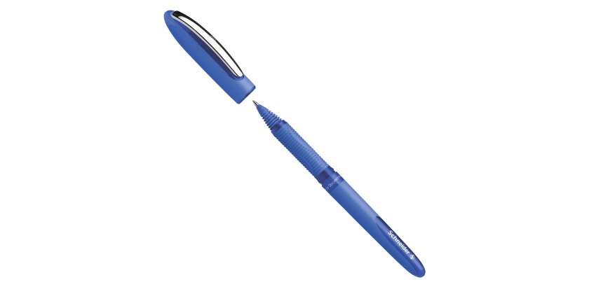 Roller One Hybrid C con cappuccio  - tratto 0,5mm - blu - Schneider
