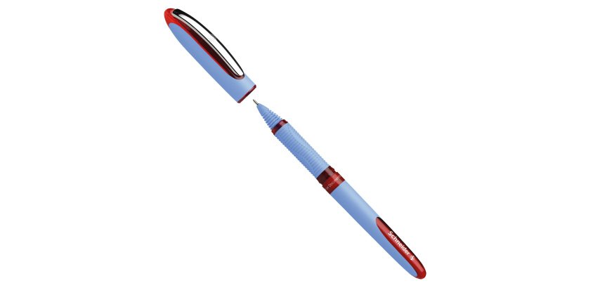Roller One Hybrid N con cappuccio  - tratto 0,3mm - rosso - Schneider