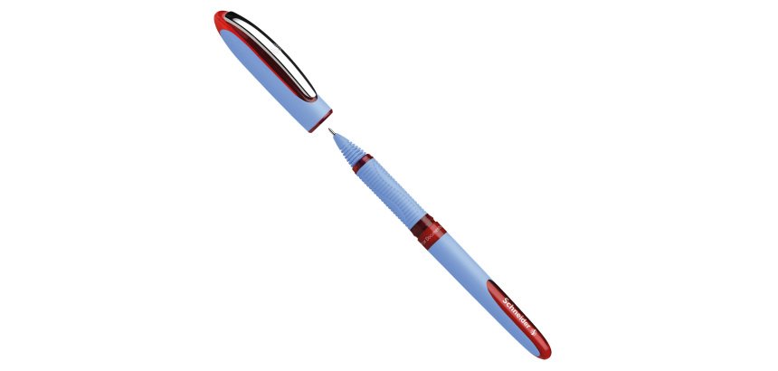 Roller One Hybrid N con cappuccio  - tratto 0,3mm - rosso - Schneider