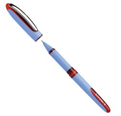 Roller One Hybrid N con cappuccio - tratto 0,5mm - rosso  - Schneider