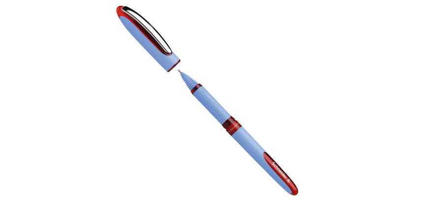 Roller One Hybrid N con cappuccio - tratto 0,5mm - rosso  - Schneider