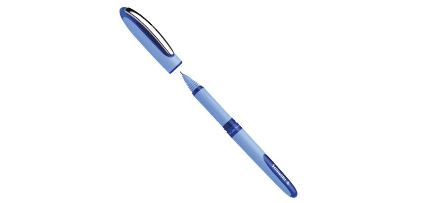 Roller One Hybrid N con cappuccio - tratto 0,5mm - blu - Schneider