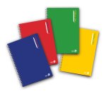 Blocco notes - spiralato sul lato lungo - 5mm - 22,3 x 29,7cm - 80gr - 140 fogli - BM