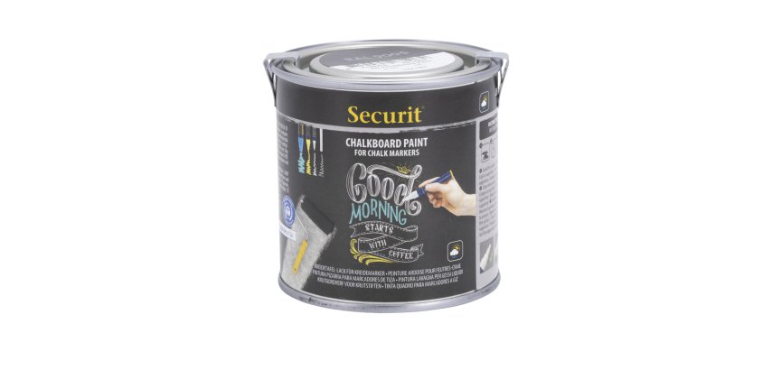 Pittura Lavagna - nero - 250 ml (3 mq) - Securit