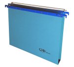 Cartella sospesa Joker - cassetto - interasse 39 cm - fondo U - 37 x 25 cm - blu - Bertesi