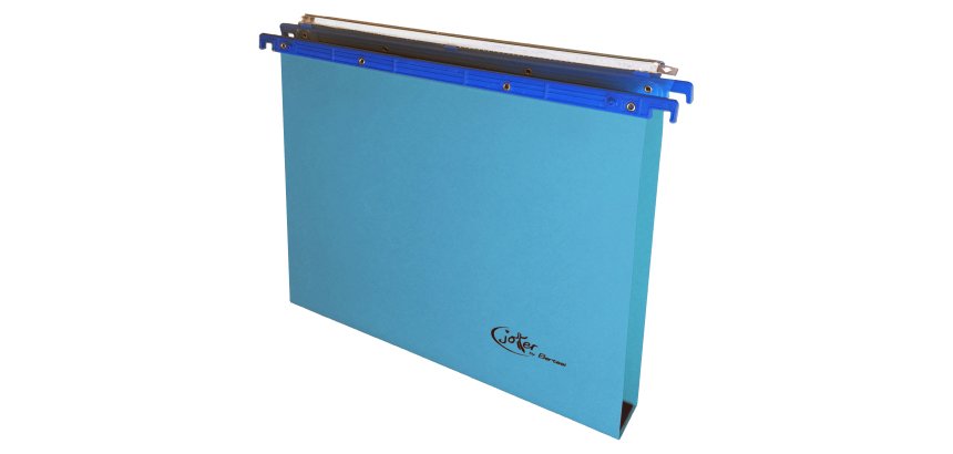 Cartella sospesa Joker - cassetto - interasse 39 cm - fondo U - 37 x 25 cm - blu - Bertesi