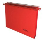 Cartella sospesa Joker - cassetto - interasse 39 cm - fondo U - 37 x 25 cm - rosso - Bertesi