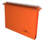 Cartella sospesa Joker - cassetto - interasse 39 cm - fondo U - 37 x 25 cm - arancio - Bertesi