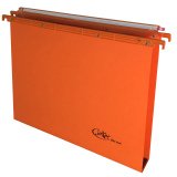 Cartella sospesa Joker - cassetto - interasse 39 cm - fondo U - 37 x 25 cm - arancio - Bertesi