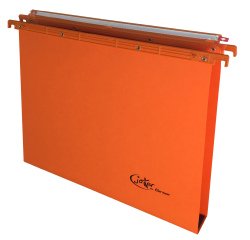Cartella sospesa Joker - cassetto - interasse 39 cm - fondo U - 37 x 25 cm - arancio - Bertesi