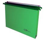 Cartella sospesa Joker - cassetto - interasse 39 cm - fondo U  - 37 x 25 cm - verde - Bertesi