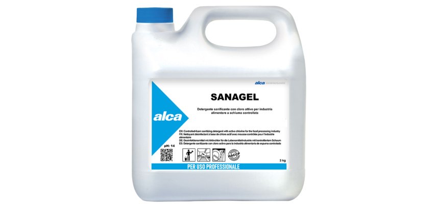 Detergente igienizzante Sanagel - Alca - tanica da 3 kg