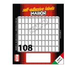 Etichette adesive - in carta - permanenti - 14 x 8 mm - 108 et/fg - 10 fogli - bianco - Markin