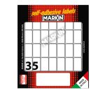 Etichette adesive - in carta - permanenti - 27 x 15 mm - 35 et/fg - 10 fogli - bianco - Markin