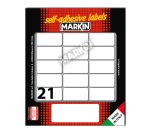 Etichette adesive - in carta - permanenti - 37 x 19 mm - 21 et/fg - 10 fogli - bianco - Markin
