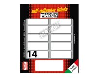 Markin X11036 self-adhesive label Rounded rectangle Permanent White 140 pc(s)