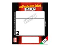 Markin X11053 self-adhesive label Rounded rectangle Permanent White 20 pc(s)