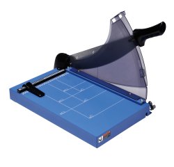 Taglierina a leva 3040 - con blocca lama - 44,5 x 28,2 cm - 360 mm (A4) - 40 fogli - blu - Titanium