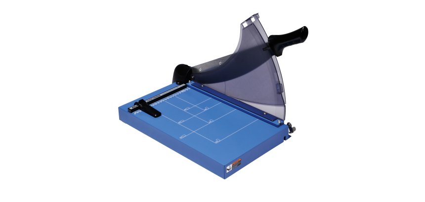 Taglierina a leva 3040 - con blocca lama - 44,5 x 28,2 cm - 360 mm (A4) - 40 fogli - blu - Titanium