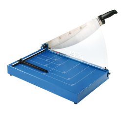 Taglierina a leva 3042 - con blocca lama - 54,5 x 38,2 cm - 460 mm (A3) - 40 fogli - blu - Titanium