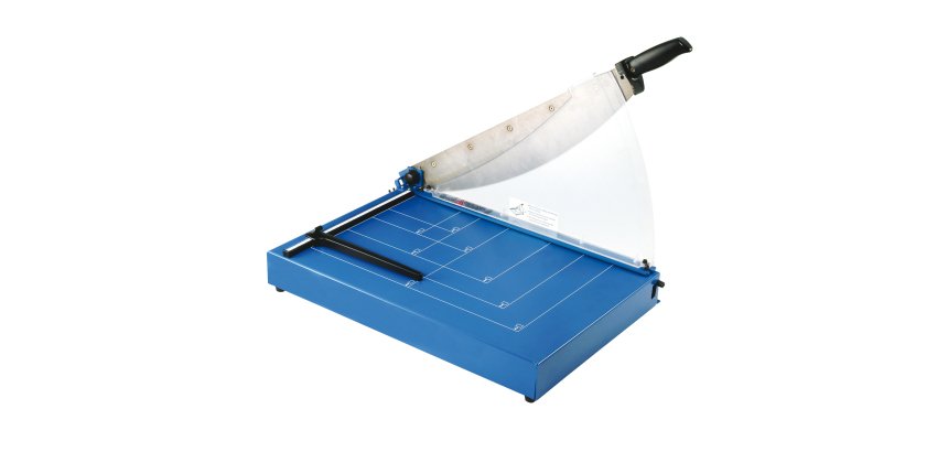 Taglierina a leva 3042 - con blocca lama - 54,5 x 38,2 cm - 460 mm (A3) - 40 fogli - blu - Titanium