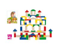 Gioco costruzioni in legno - pezzi assortiti - CWR - conf. 100 pezzi