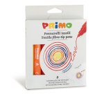 Pennarelli per tessuto - colori assortiti - Primo - astuccio 8 pezzi