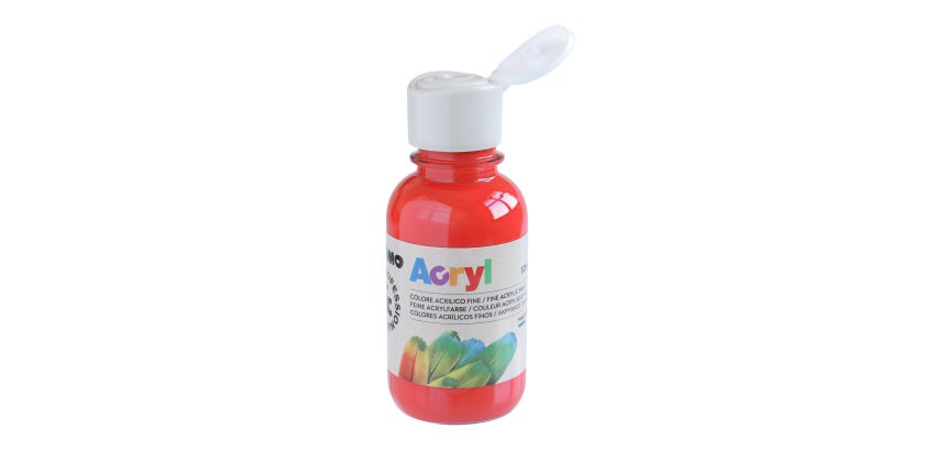 Colori Acryl - 125ml - rosso vermiglione - Primo