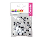 Occhietti adesivi tondi - misure assortite - Deco - busta 50 pezzi