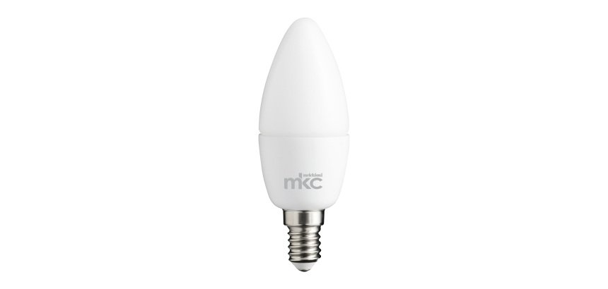 Lampada - Led - candela - 5,5W - E14 - 3000K - luce bianca calda - MKC