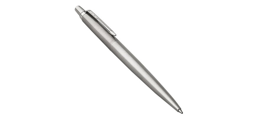 Penna sfera Jotter Core Stainless Steel - punta M - fusto acciaio - Parker