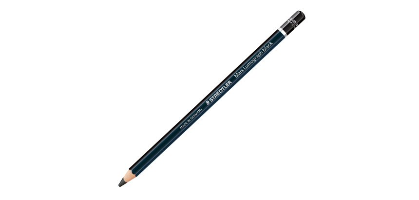 Matita di grafite tipo carboncino Mars Lumograph Black - gradazione 2B - Staedtler