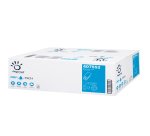 Asciugamani piegati a W Dry Tech - 2 veli - 18 gr - goffratura a onda - 20,3 x 32 cm - bianco - Papernet - conf. 100 pezzi