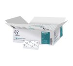 Asciugamani piegati a Z Dissolve Tech - 2 veli - 20 gr - goffratura a onda - 20,3 x 24 cm - bianco - Papernet - conf. 200 pezzi