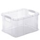 Contenitore portaoggetti - 39x29x21,5 cm - A4 - 17,5 L - PPL - trasparente - Rotho