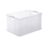 Contenitore portaoggetti - 59x39x31 cm - A3 - 55 L - PPL - trasparente - Rotho