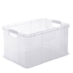 Contenitore portaoggetti - 59x39x31 cm - A3 - 55 L - PPL - trasparente - Rotho