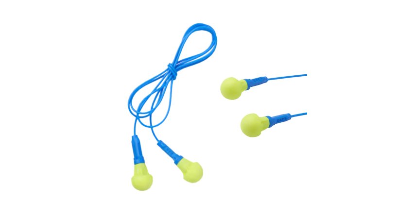 Inserti auricolari con cordino 3M™ E-A-R™ Push-Ins™, 35 dB, 100 paia