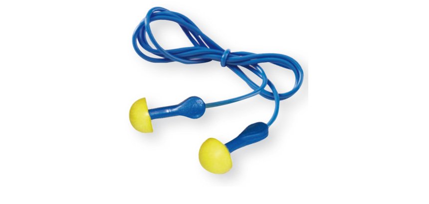 Inserti auricolari con cordino 3M™ E-A-R™ Push-Ins™, 35 dB, 100 paia