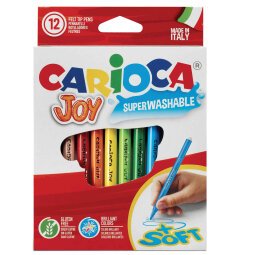 En_rotulador carioca joy caja de 12 colores surtidos